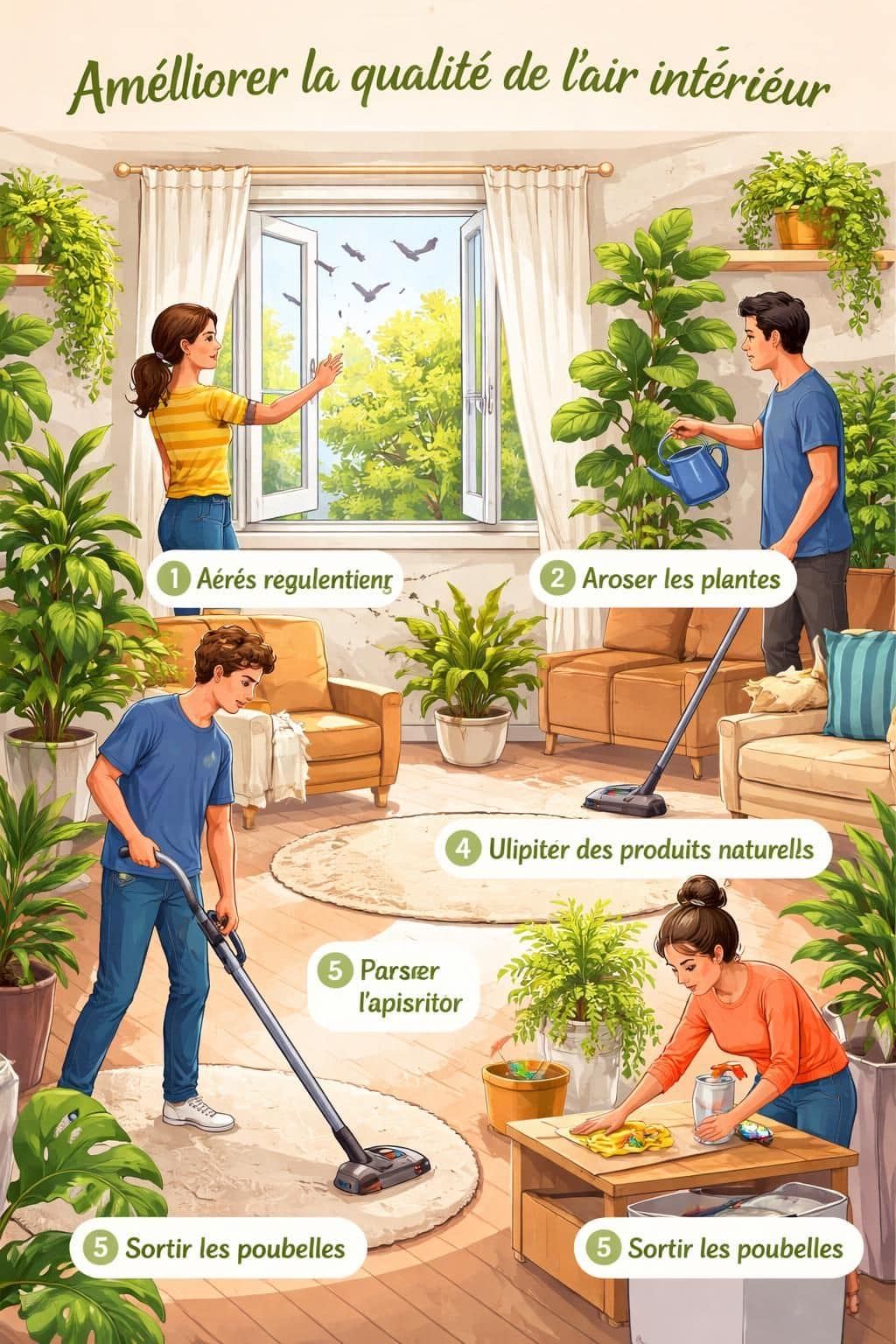 d&eacute;couvrez des astuces simples et efficaces pour am&eacute;liorer la qualit&eacute; de l'air int&eacute;rieur au quotidien et profiter d'un environnement plus sain chez vous.