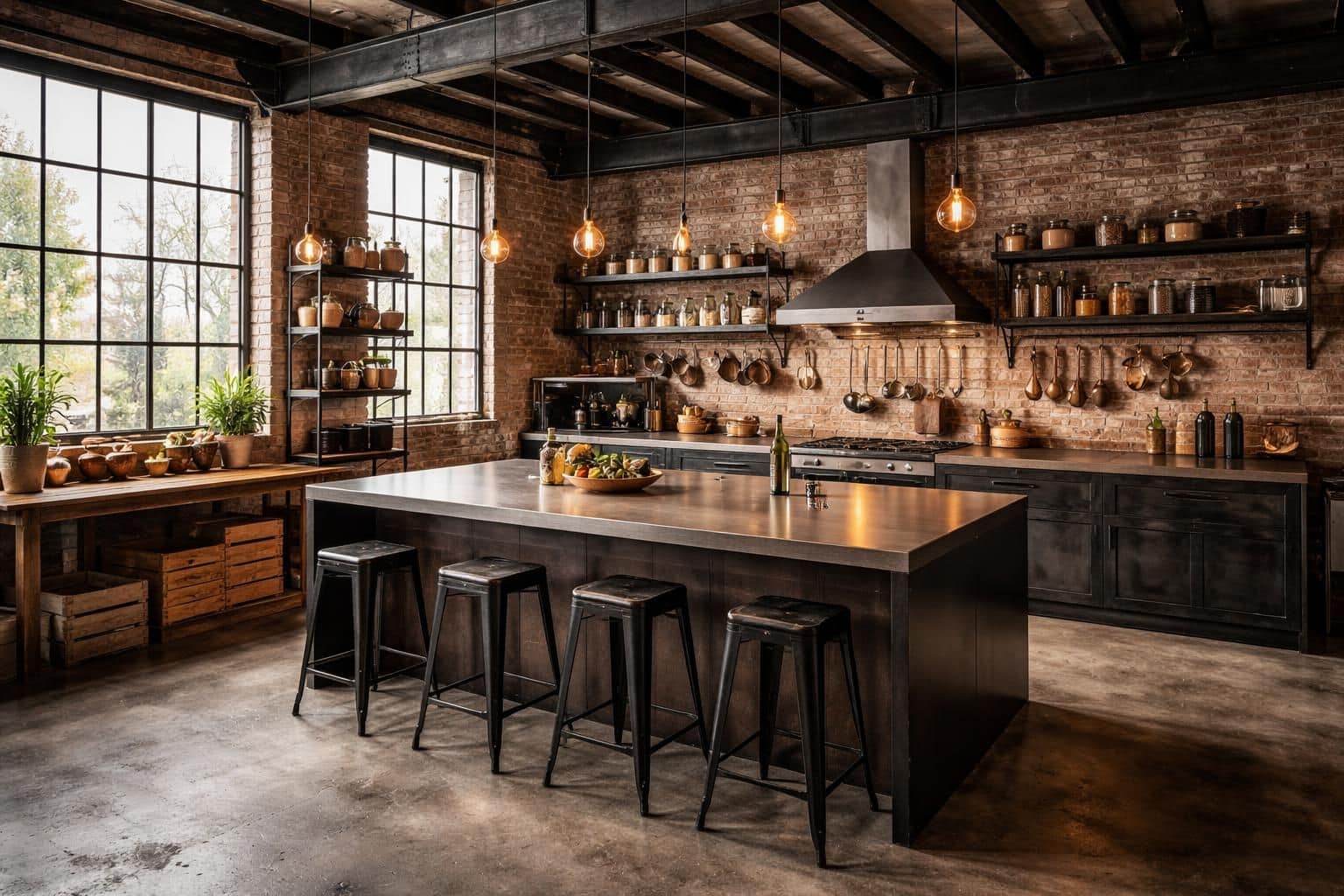 d&eacute;couvrez comment am&eacute;nager une cuisine esprit atelier alliant fonctionnalit&eacute; et style industriel pour un espace &agrave; la fois pratique et tendance.