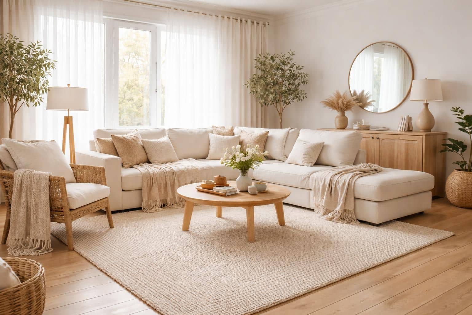 découvrez comment choisir le tapis idéal pour sublimer un salon avec parquet clair, alliant style, confort et harmonie des couleurs.