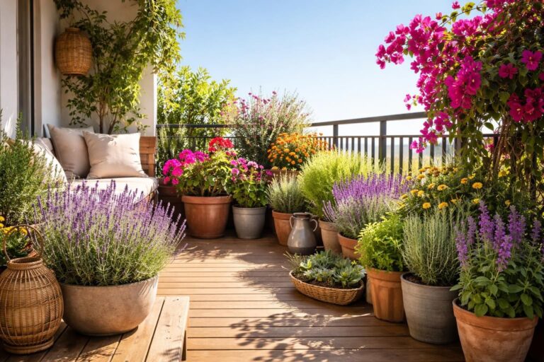 découvrez comment choisir les plantes idéales pour un balcon en plein sud et profitez d'un espace extérieur fleuri et résistant à la forte exposition au soleil.
