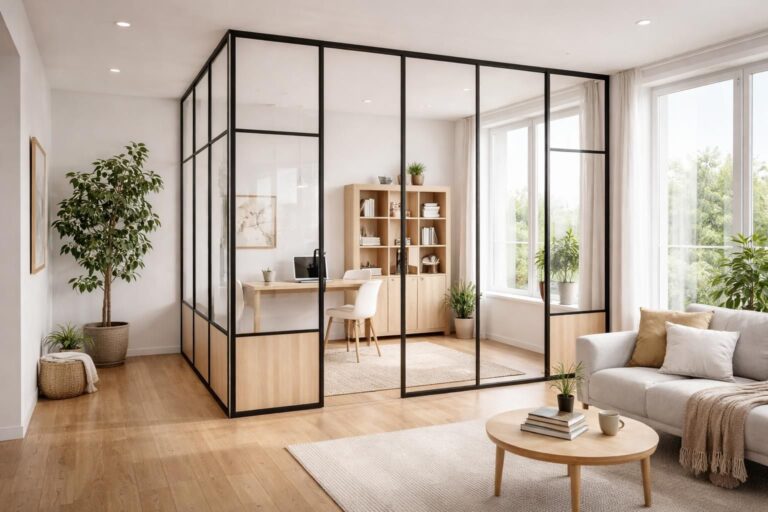 découvrez comment cloisonner une pièce facilement et sans travaux permanents grâce à des solutions modulables et rapides à installer.