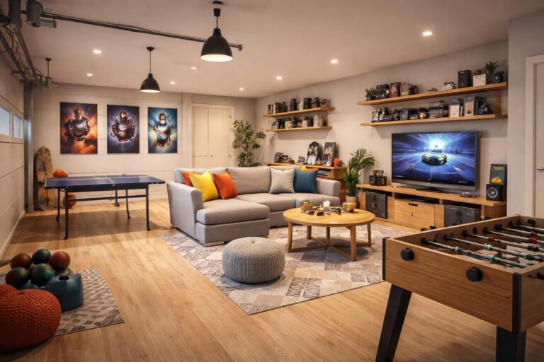 découvrez comment transformer votre garage en une salle de jeux conviviale et fonctionnelle grâce à nos conseils pratiques et idées d'aménagement.