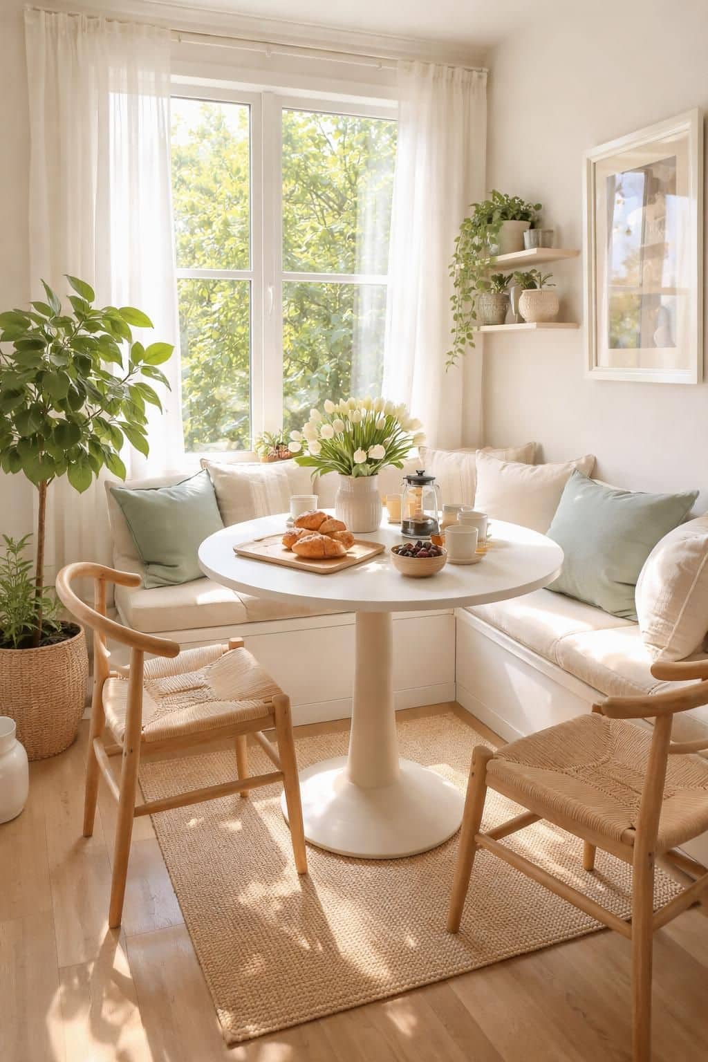 d&eacute;couvrez comment cr&eacute;er un coin petit d&eacute;jeuner lumineux, agr&eacute;able et chaleureux pour bien commencer vos journ&eacute;es.