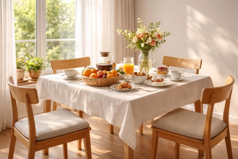 découvrez comment créer un coin petit déjeuner lumineux et accueillant pour bien commencer vos journées avec style et confort.