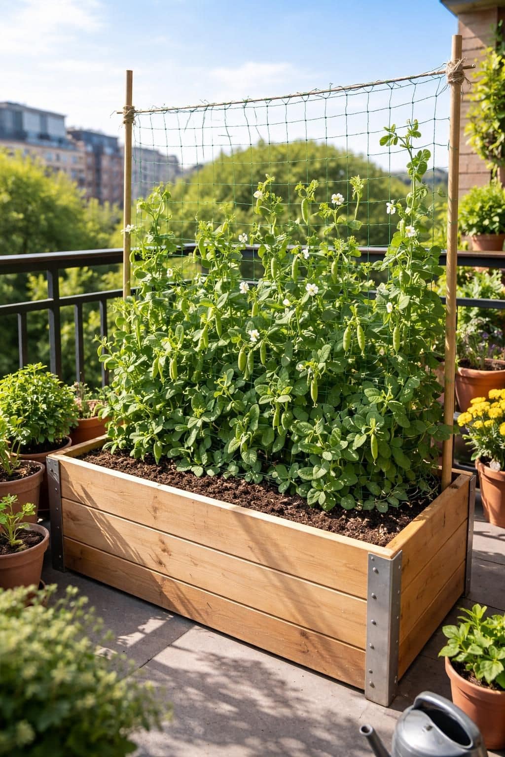 apprenez &agrave; cultiver des pois mangetout en bac facilement gr&acirc;ce &agrave; nos conseils pratiques pour un jardinage urbain r&eacute;ussi.