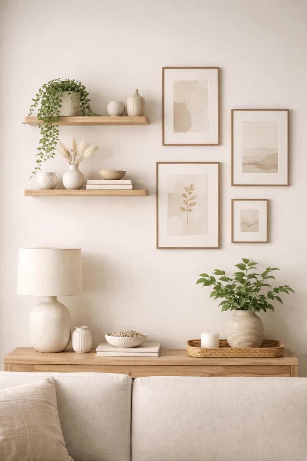 d&eacute;couvrez des astuces simples et &eacute;l&eacute;gantes pour d&eacute;corer un mur blanc sans le surcharger, en harmonisant style et sobri&eacute;t&eacute; pour un int&eacute;rieur moderne et apaisant.