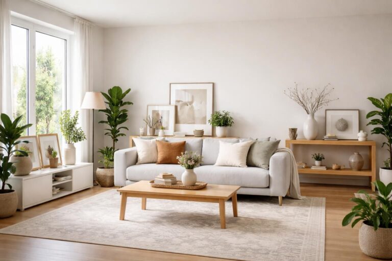 découvrez des astuces pour décorer votre salon sans accrocher d'objets au mur, idéales pour les locataires souhaitant personnaliser leur espace sans dégâts.