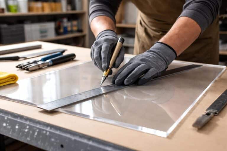apprenez comment découper du verre acrylique (plexi) sans le fissurer grâce à nos conseils pratiques et techniques simples à suivre.