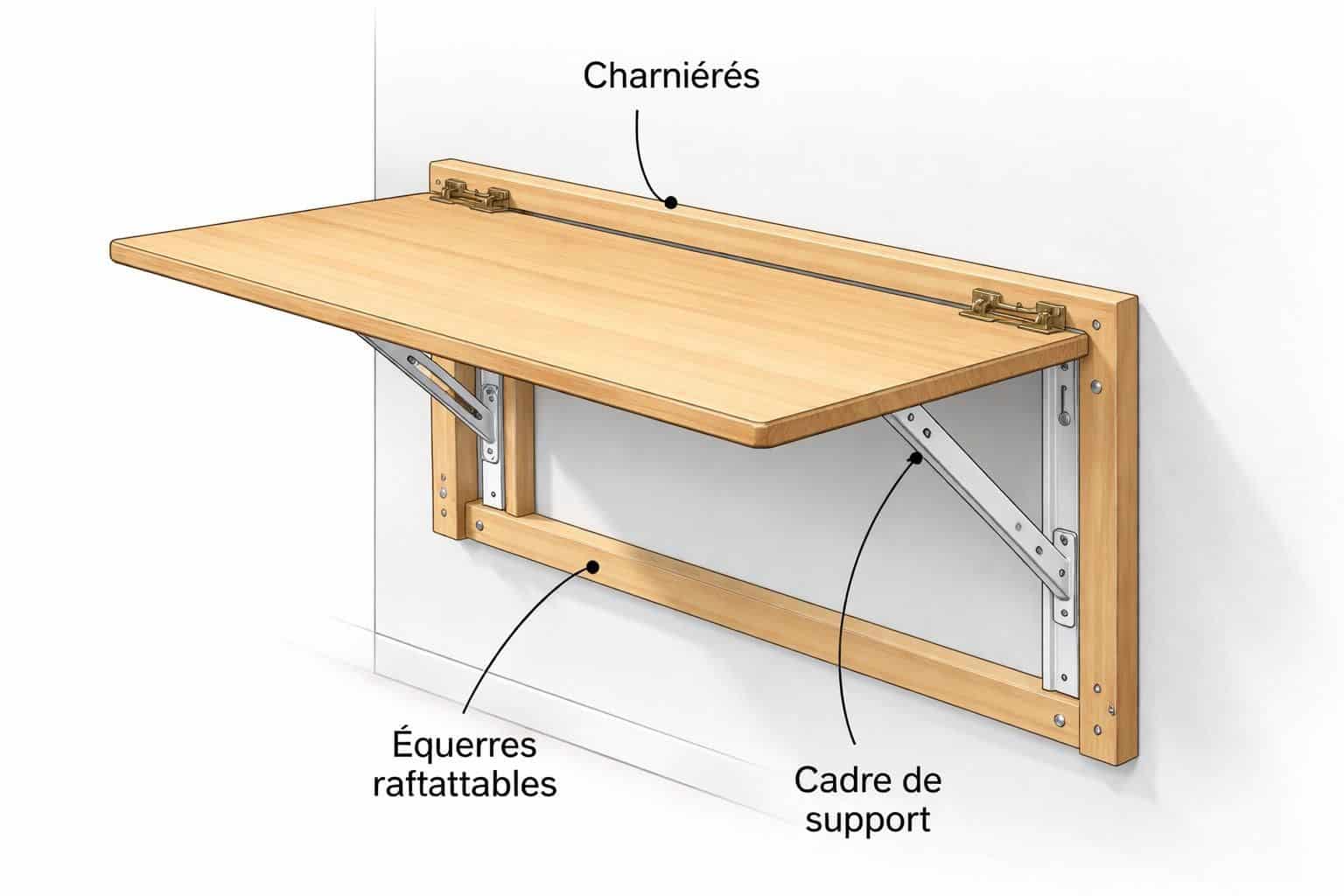 d&eacute;couvrez comment fabriquer une table console rabattable pratique et &eacute;l&eacute;gante pour optimiser votre espace. guide &eacute;tape par &eacute;tape pour un meuble fonctionnel et design.
