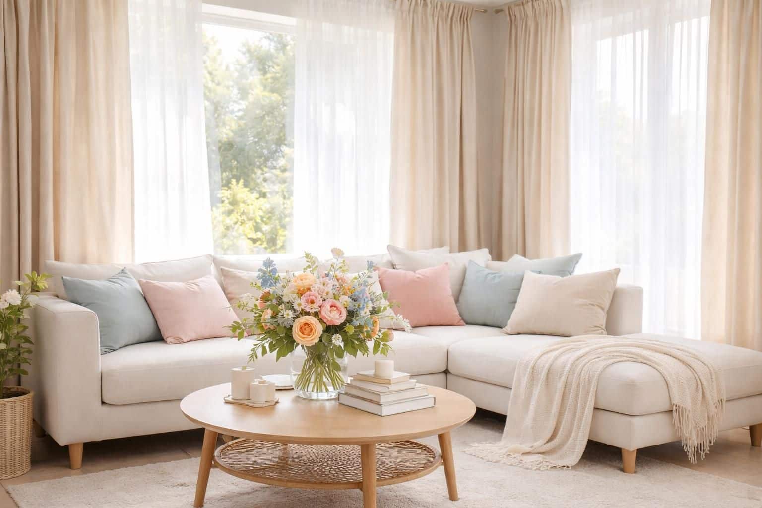 d&eacute;couvrez comment inviter la lumi&egrave;re naturelle chez vous gr&acirc;ce &agrave; des textiles l&eacute;gers, pour un int&eacute;rieur lumineux et chaleureux.