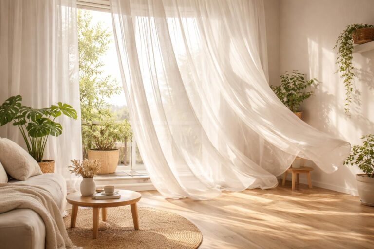 découvrez comment utiliser des textiles légers pour laisser entrer la lumière naturelle chez vous, créant ainsi des espaces lumineux et agréables.