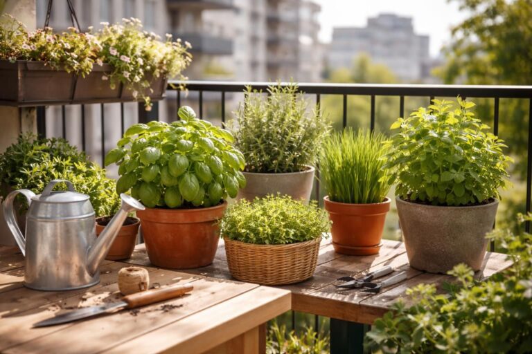 apprenez à faire pousser des herbes aromatiques sur votre balcon facilement grâce à nos conseils pratiques pour un jardin aromatique urbain réussi.