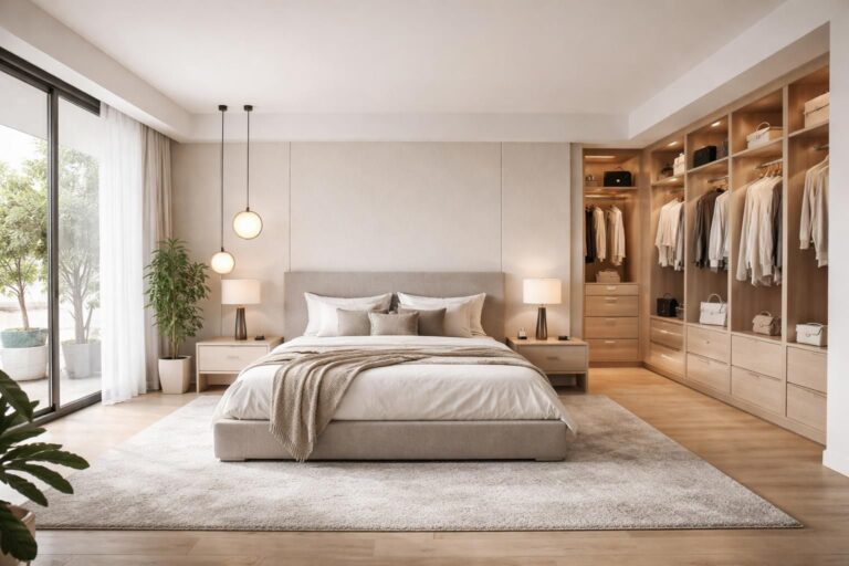 découvrez comment aménager une chambre parentale avec un dressing intégré pour optimiser l'espace et allier confort et fonctionnalité dans votre intérieur.