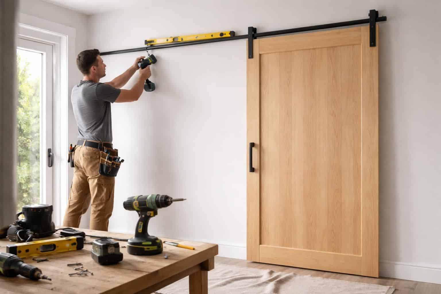 découvrez comment installer facilement des rails pour porte coulissante en bois avec notre guide complet et pratique, étape par étape.