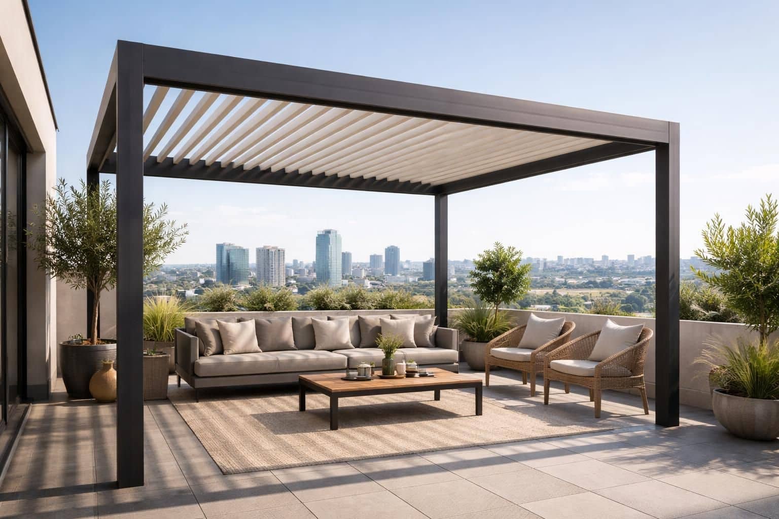 d&eacute;couvrez comment installer une pergola bioclimatique sur votre terrasse pour profiter d'un espace ext&eacute;rieur confortable et modulable toute l'ann&eacute;e.