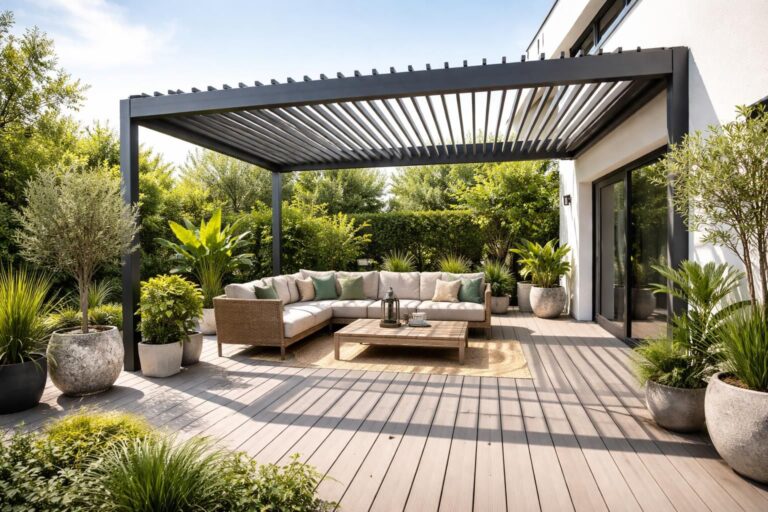 apprenez à installer une pergola bioclimatique sur votre terrasse pour profiter d'un espace extérieur confortable et modulable, adapté à toutes les saisons.
