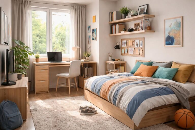 découvrez comment aménager un coin bureau fonctionnel et esthétique dans une chambre d’ado pour favoriser concentration et créativité.
