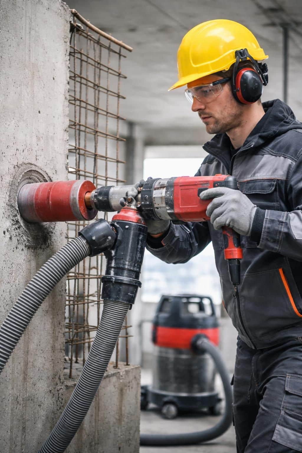 d&eacute;couvrez comment percer dans du b&eacute;ton arm&eacute; sans cr&eacute;er de poussi&egrave;re gr&acirc;ce &agrave; nos techniques et outils adapt&eacute;s pour un travail propre et efficace.