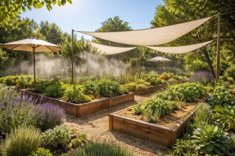 découvrez des astuces efficaces pour protéger votre jardin des fortes chaleurs estivales et préserver vos plantes durant l'été.