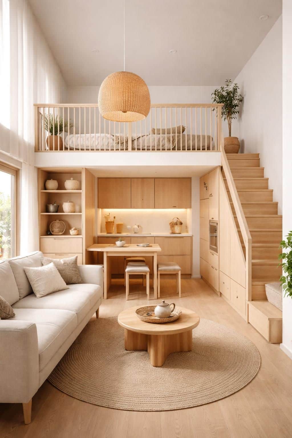 d&eacute;couvrez comment r&eacute;ussir un style japandi dans un petit appartement en alliant simplicit&eacute; japonaise et &eacute;l&eacute;gance scandinave pour un int&eacute;rieur moderne, &eacute;pur&eacute; et fonctionnel.