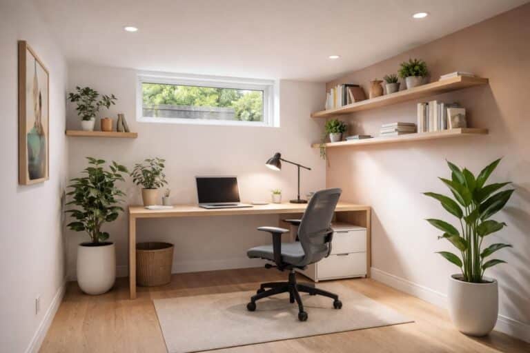 découvrez comment aménager un garage semi-enterré en bureau fonctionnel et confortable, optimisant l'espace et la lumière pour un environnement de travail idéal.
