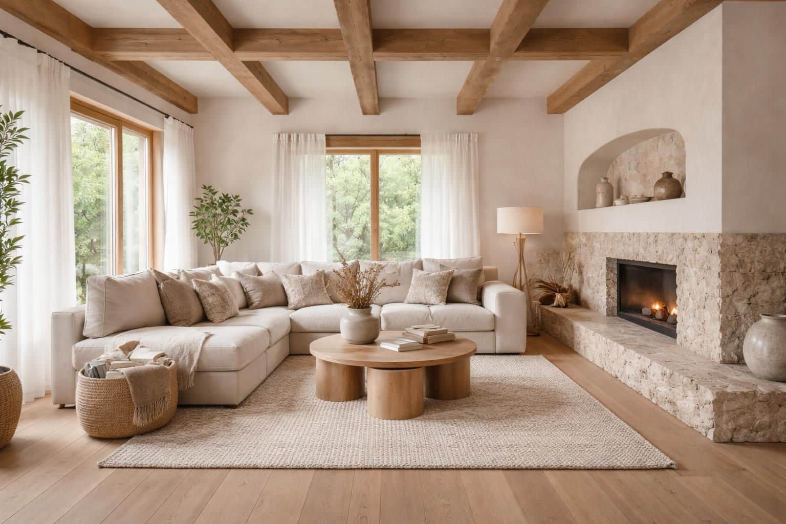 d&eacute;couvrez comment apporter du contraste &agrave; votre d&eacute;coration en utilisant des mati&egrave;res naturelles pour un int&eacute;rieur chaleureux et &eacute;l&eacute;gant.