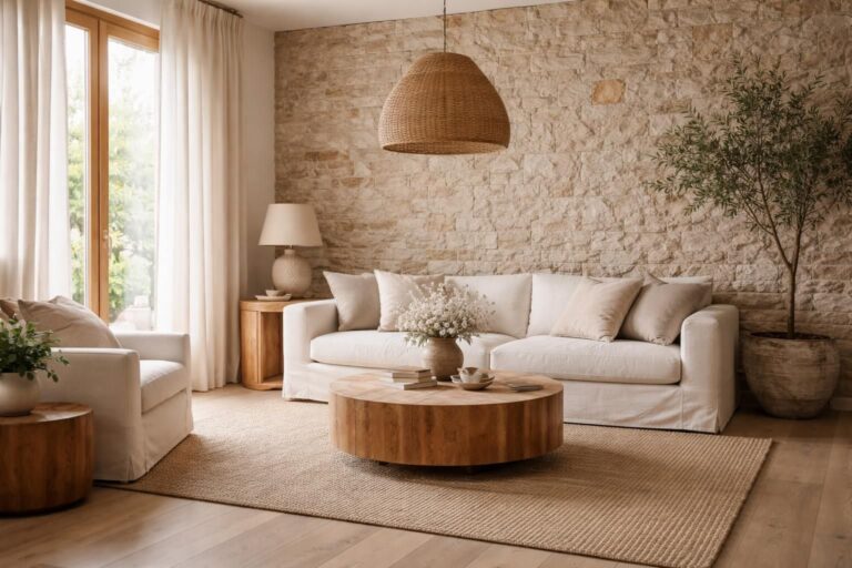 découvrez comment apporter du contraste à votre décoration en utilisant des matières naturelles pour un rendu à la fois élégant et authentique.