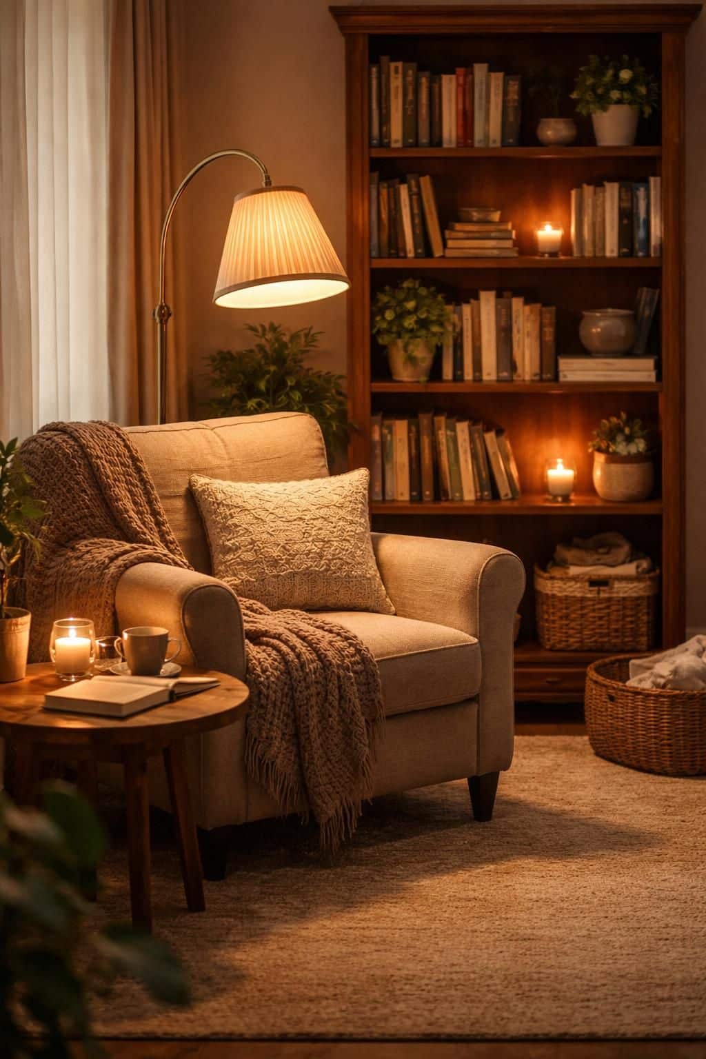 découvrez comment créer un coin lecture cosy en utilisant un éclairage ponctuel adapté pour un espace chaleureux et confortable.