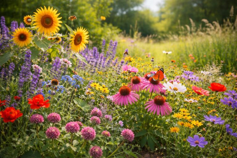 apprenez à créer un massif fleuri idéal pour attirer les pollinisateurs et favoriser la biodiversité dans votre jardin.