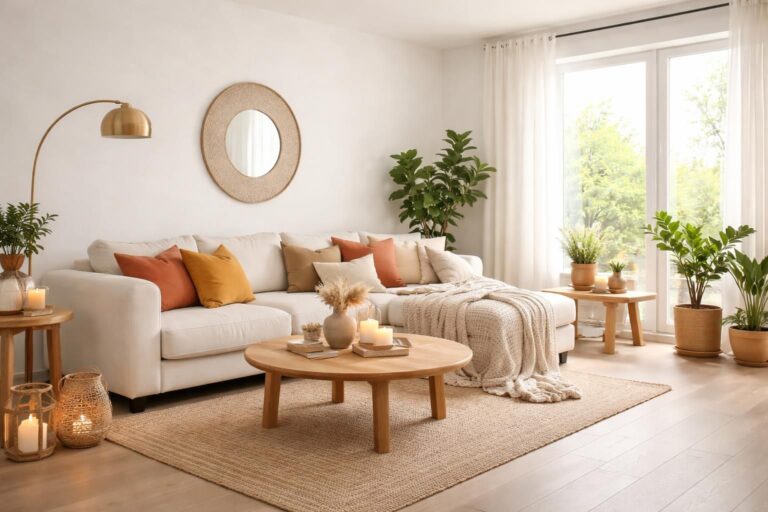 découvrez comment décorer un salon blanc chaleureusement sans créer une ambiance froide, grâce à des astuces déco simples et élégantes.