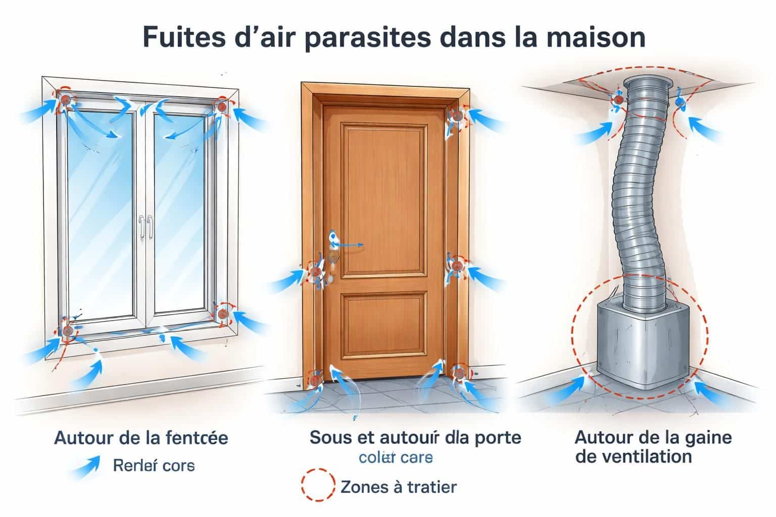 apprenez &agrave; diagnostiquer efficacement les courants d&rsquo;air parasites dans votre logement pour am&eacute;liorer le confort thermique et r&eacute;duire les pertes &eacute;nerg&eacute;tiques.