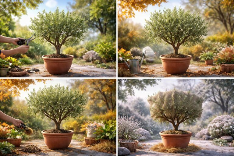 découvrez comment entretenir un olivier en pot toute l'année grâce à nos conseils pratiques pour le maintenir en bonne santé, le tailler correctement et l’arroser efficacement.