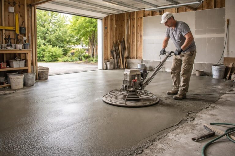 découvrez comment faire du béton lissé dans un garage pour un sol résistant, esthétique et facile à entretenir. guide complet étape par étape pour réussir votre projet.