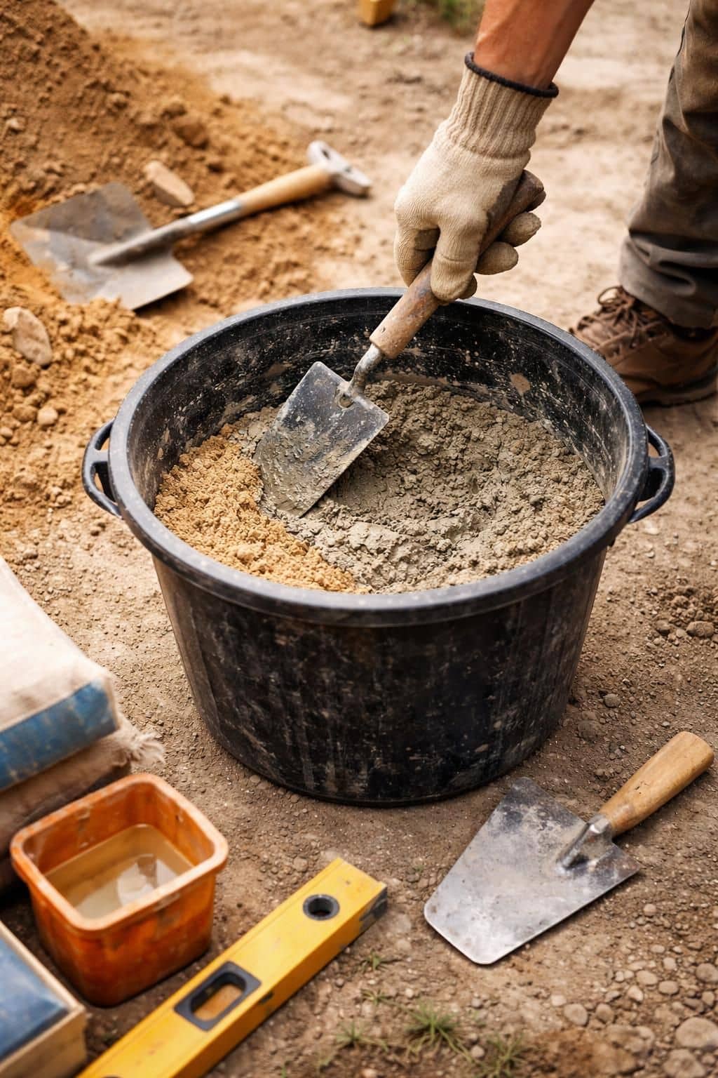 apprenez à préparer un mortier maison simple et efficace pour vos petits travaux de bricolage et de réparation.