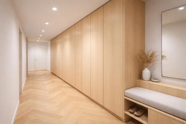 découvrez des idées pratiques et esthétiques pour aménager un couloir avec des placards intégrés, optimisant l'espace tout en apportant du style à votre intérieur.