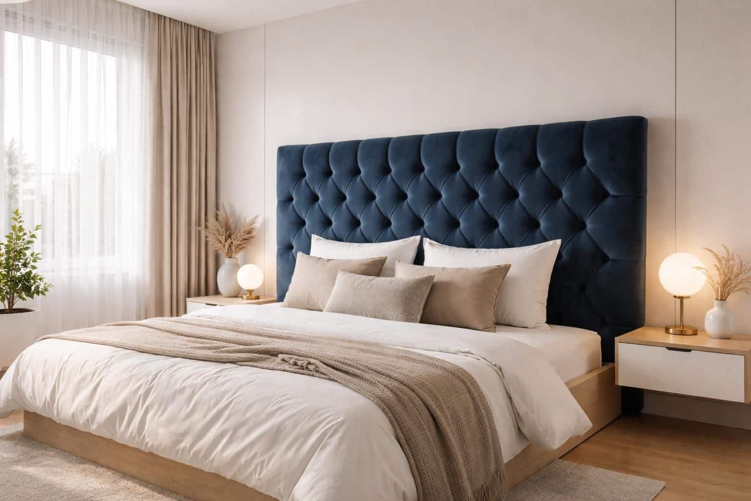 d&eacute;couvrez comment int&eacute;grer une t&ecirc;te de lit capitonn&eacute;e dans une chambre moderne pour allier &eacute;l&eacute;gance et confort dans votre d&eacute;coration int&eacute;rieure.