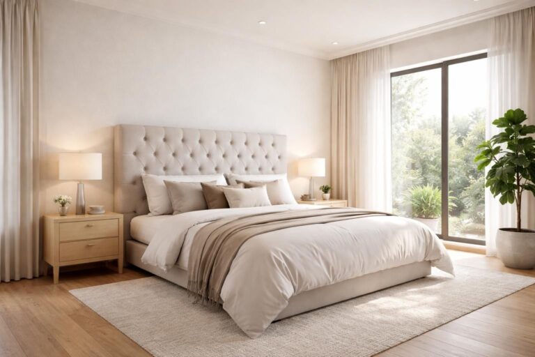 découvrez comment intégrer une tête de lit capitonnée dans une chambre moderne pour allier élégance, confort et design contemporain.