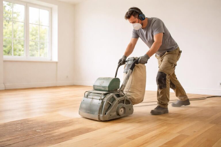 apprenez à poncer un parquet massif avant sa vitrification pour révéler toute la beauté du bois et assurer une finition durable et impeccable.