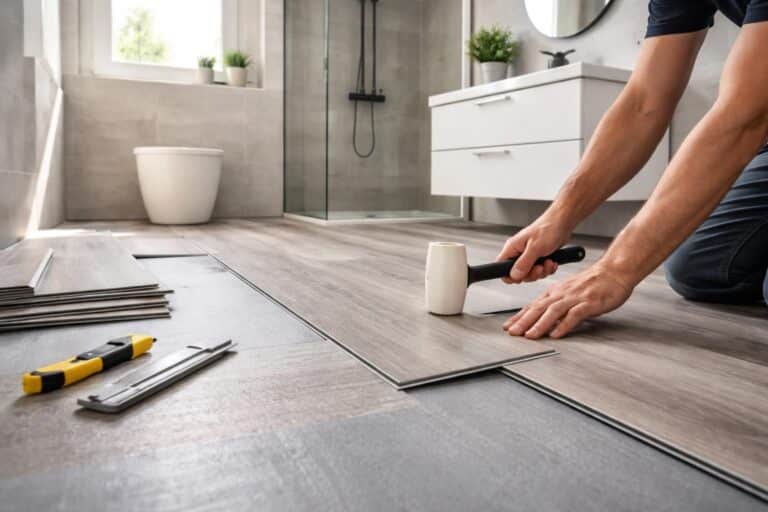 découvrez comment poser facilement des dalles pvc clipsables dans votre salle de bain pour un sol esthétique, durable et résistant à l'humidité.