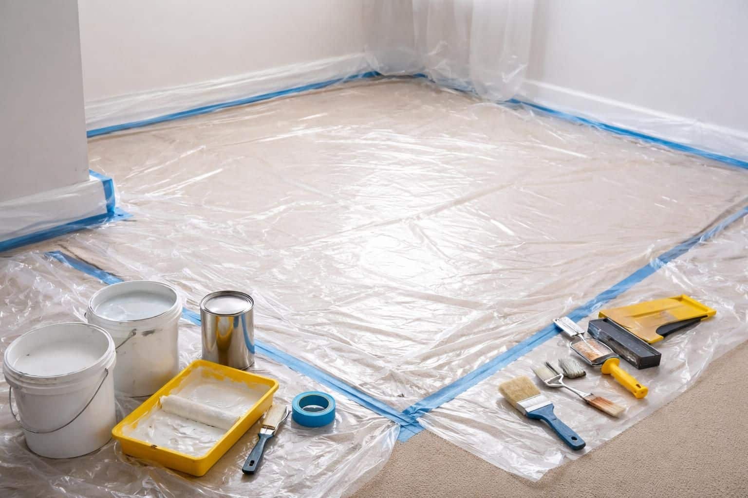 découvrez les meilleures méthodes pour protéger efficacement votre sol avant de commencer des travaux de peinture et éviter toute tache ou dommage.