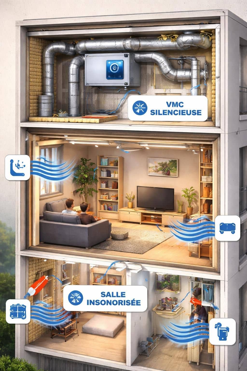 d&eacute;couvrez des astuces efficaces pour r&eacute;duire le bruit des voisins en habitat collectif et am&eacute;liorer votre confort au quotidien.