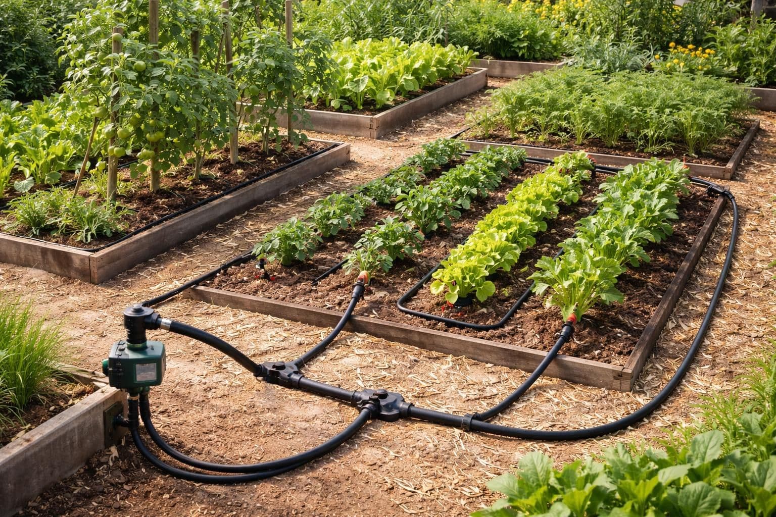 d&eacute;couvrez comment r&eacute;ussir l'arrosage automatique goutte-&agrave;-goutte pour optimiser l'utilisation de l'eau et assurer une irrigation efficace et &eacute;conomique de votre jardin.