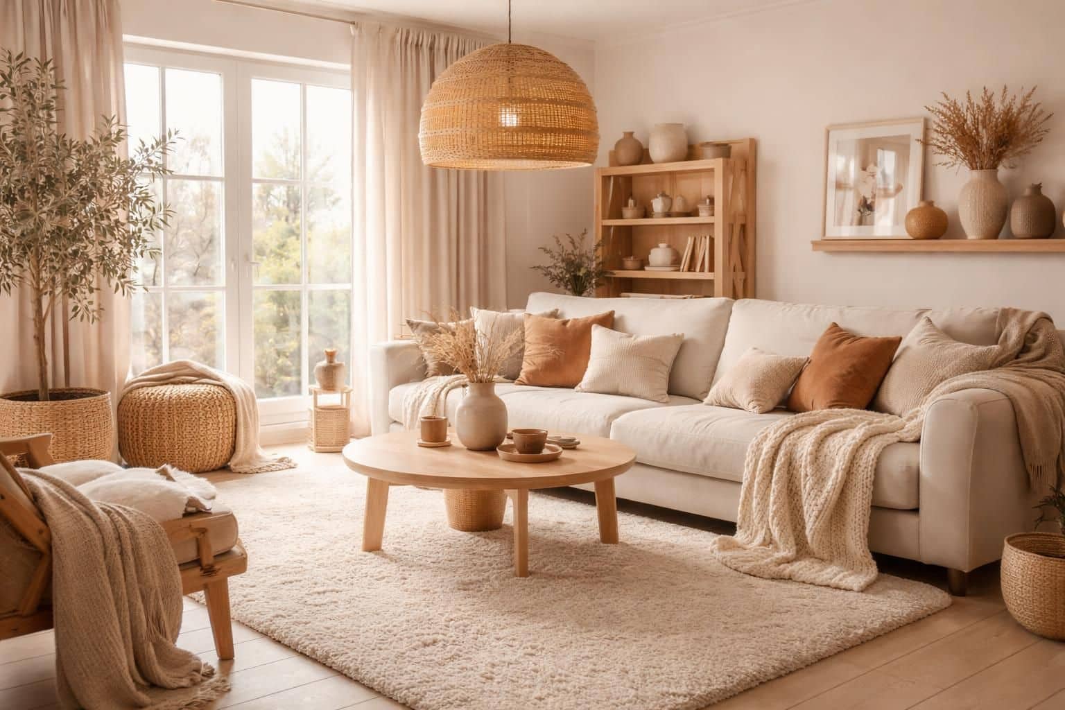 d&eacute;couvrez comment int&eacute;grer des teintes chaudes dans un salon nordique pour cr&eacute;er une ambiance conviviale et chaleureuse tout en conservant l'&eacute;l&eacute;gance et la simplicit&eacute; du style scandinave.