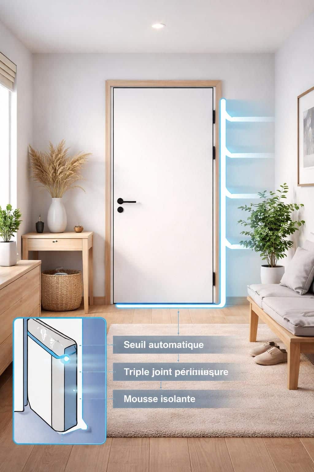 d&eacute;couvrez des conseils efficaces pour am&eacute;liorer l&rsquo;isolation acoustique de votre porte et r&eacute;duire les nuisances sonores dans votre int&eacute;rieur.