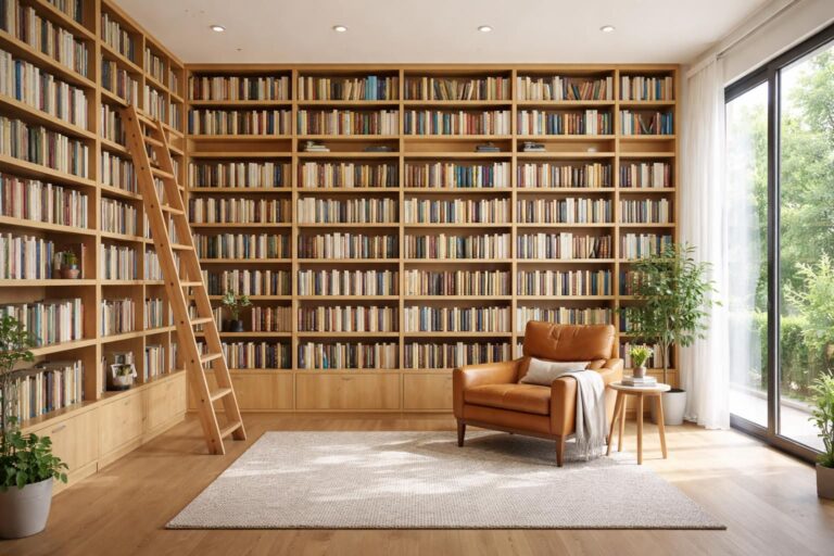 découvrez comment aménager une bibliothèque mur à mur pour optimiser votre espace de rangement et sublimer votre intérieur avec style et fonctionnalité.