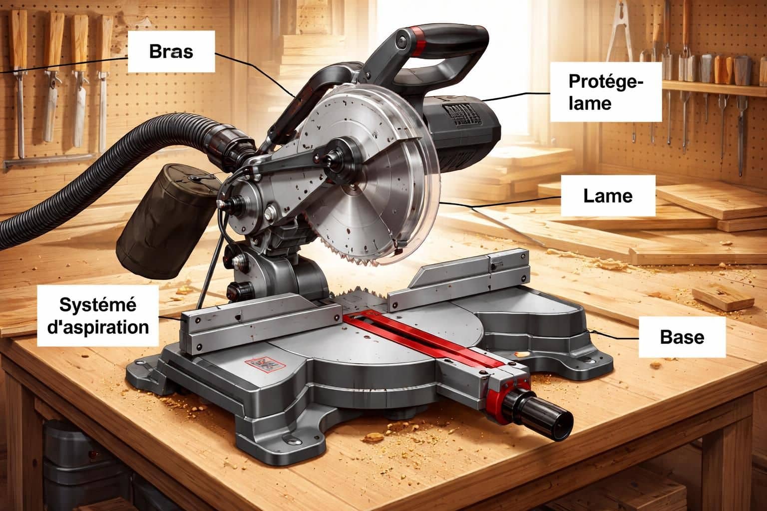 découvrez comment apprendre à manier une scie à onglet électrique en toute sécurité et efficacité grâce à nos conseils pratiques et astuces pour des découpes précises.