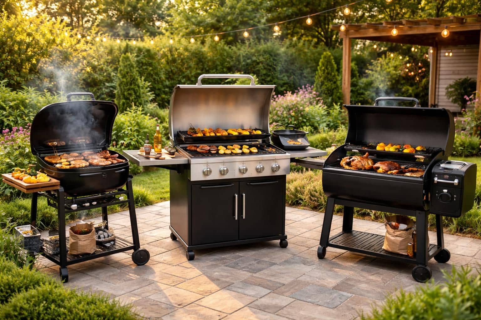 découvrez comment choisir entre un barbecue charbon, gaz ou pellet pour des grillades réussies selon vos besoins et préférences.