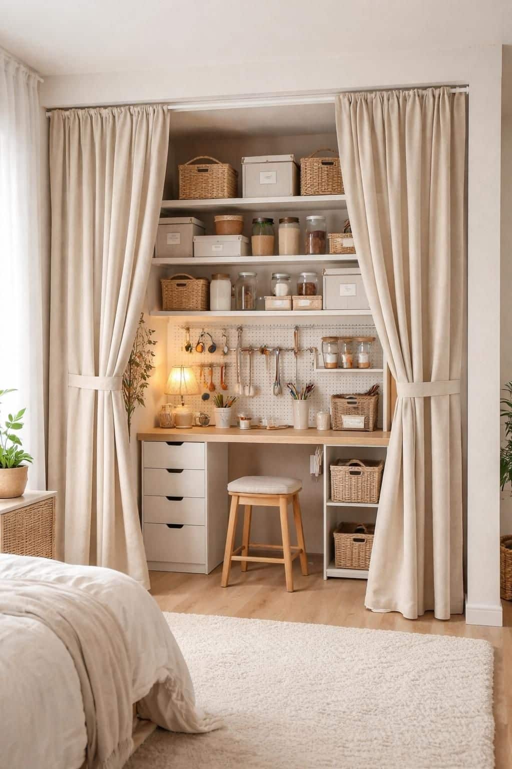 découvrez comment intégrer un coin bricolage fonctionnel et esthétique dans une chambre, en optimisant l'espace et en choisissant le mobilier adapté pour un environnement créatif et agréable.