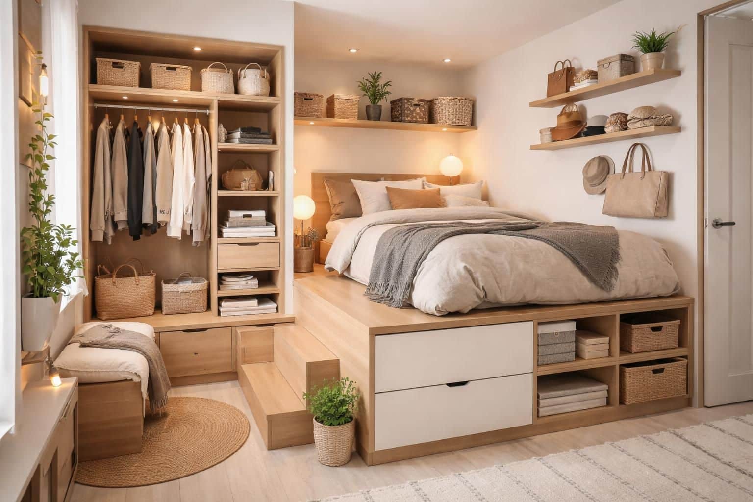 d&eacute;couvrez comment poser un dressing ouvert dans une petite chambre avec des astuces pratiques pour optimiser l'espace et allier fonctionnalit&eacute; et style.