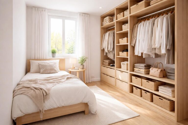 découvrez nos conseils pratiques pour poser un dressing ouvert dans une petite chambre, optimiser l'espace et allier fonctionnalité et esthétique facilement.